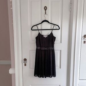 Beyond Vintage little black pleated dress